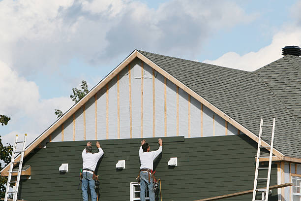 Professional Siding technician working in Woodville, FL